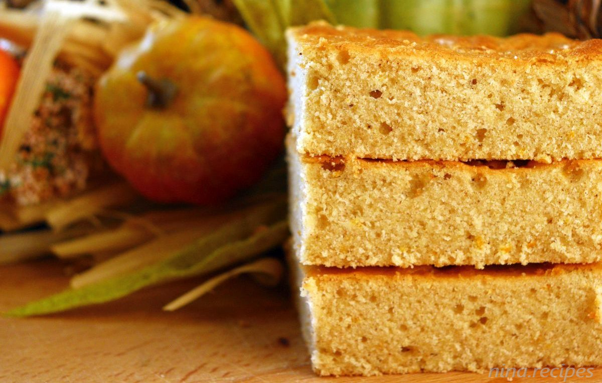 Nina Recipes - Pumpkin Spice Sheet Cake Recipe: the best and simple recipe, no need to refrigerate