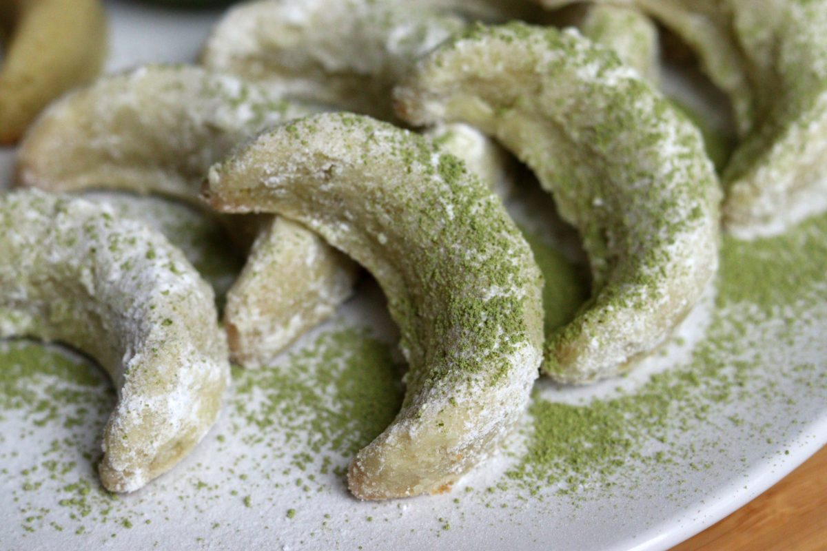 Nina Recipes: Matcha Kipferl – German Green Tea Crescent Cookies Recipe