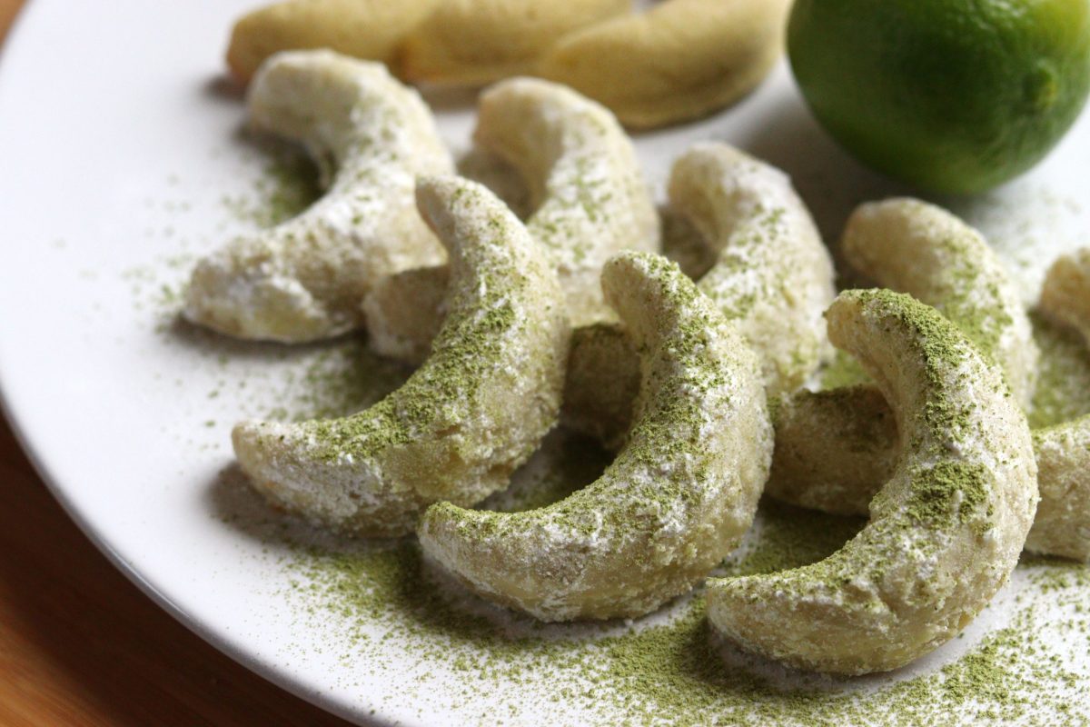 Nina Recipes: Matcha Kipferl – German Green Tea Crescent Cookies Recipe