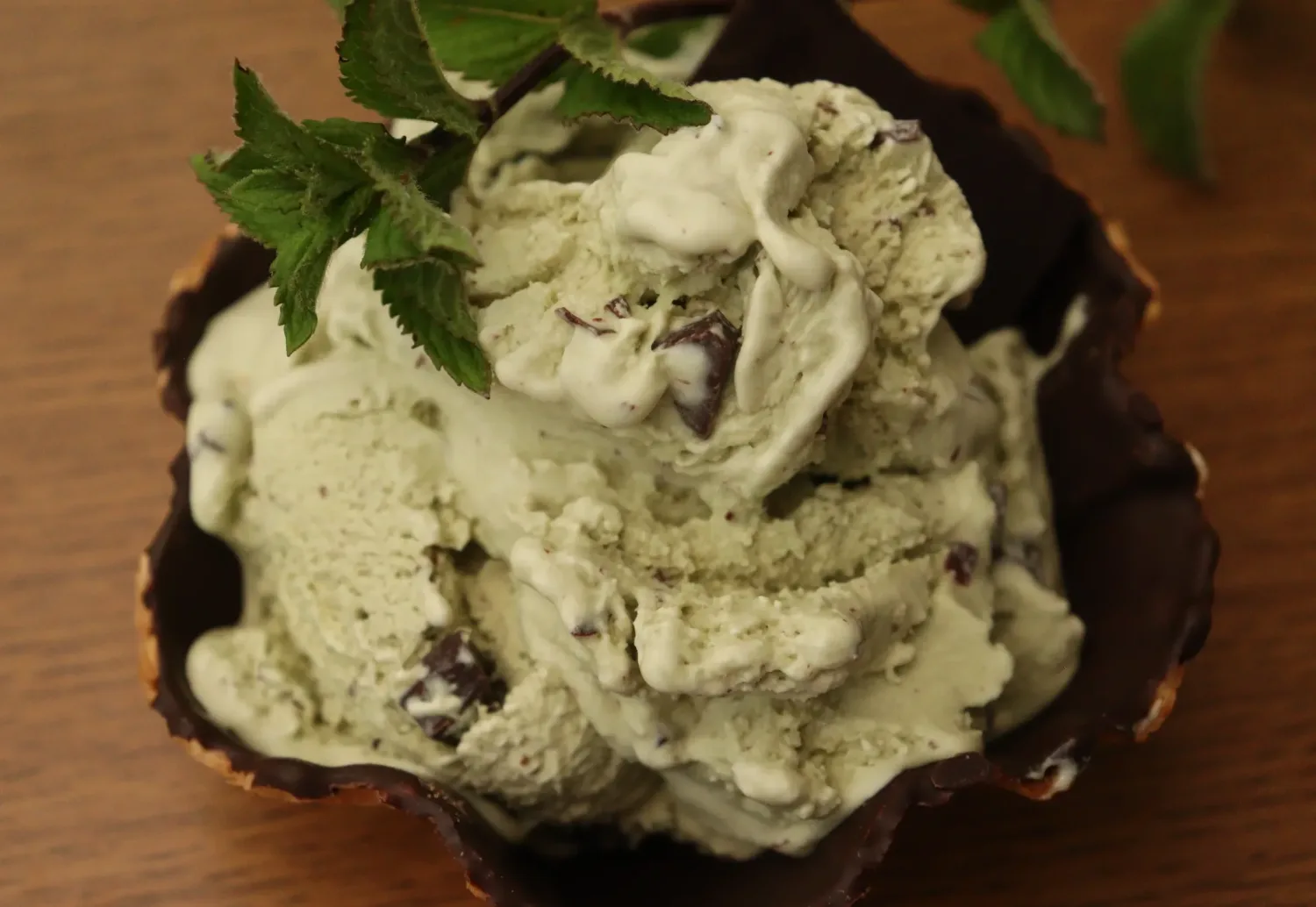 Nina's Recipes: Mint Chocolate Ice Cream - Creamy After Eight Ice Cream