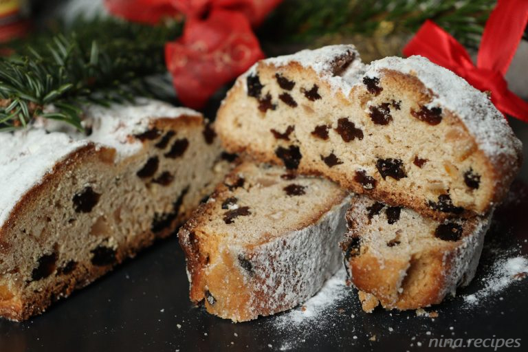 Nina Recipes: Slices of Christmas Stollen Recipe - Dresden Style