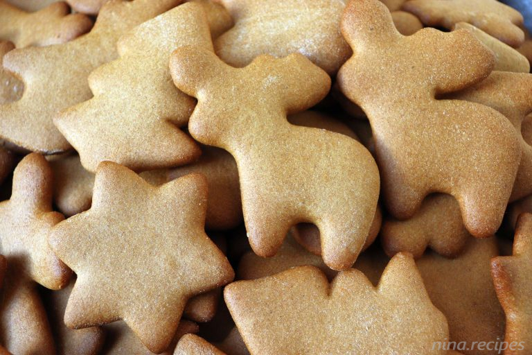 Nina Recipes: Lebkuchen Cookies - German Gingerbread Basic Recipe (without nuts)