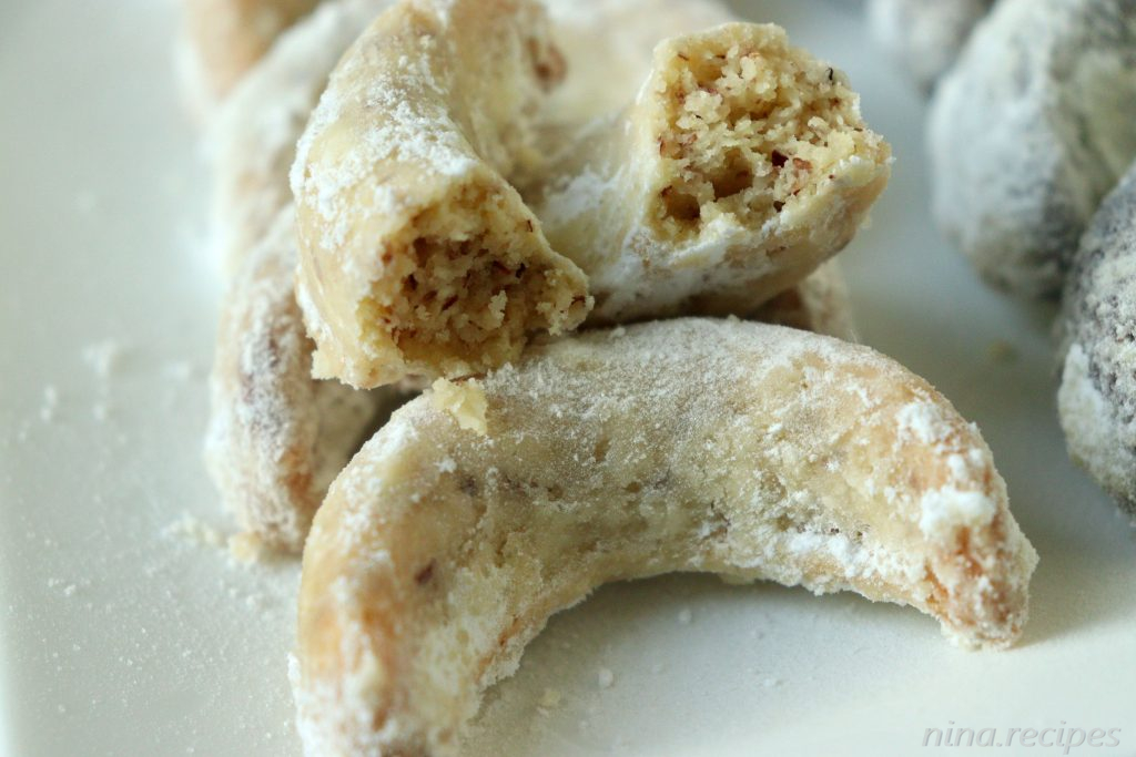 Nina Recipes: Vanillekipferl – German Vanilla Crescent Cookies