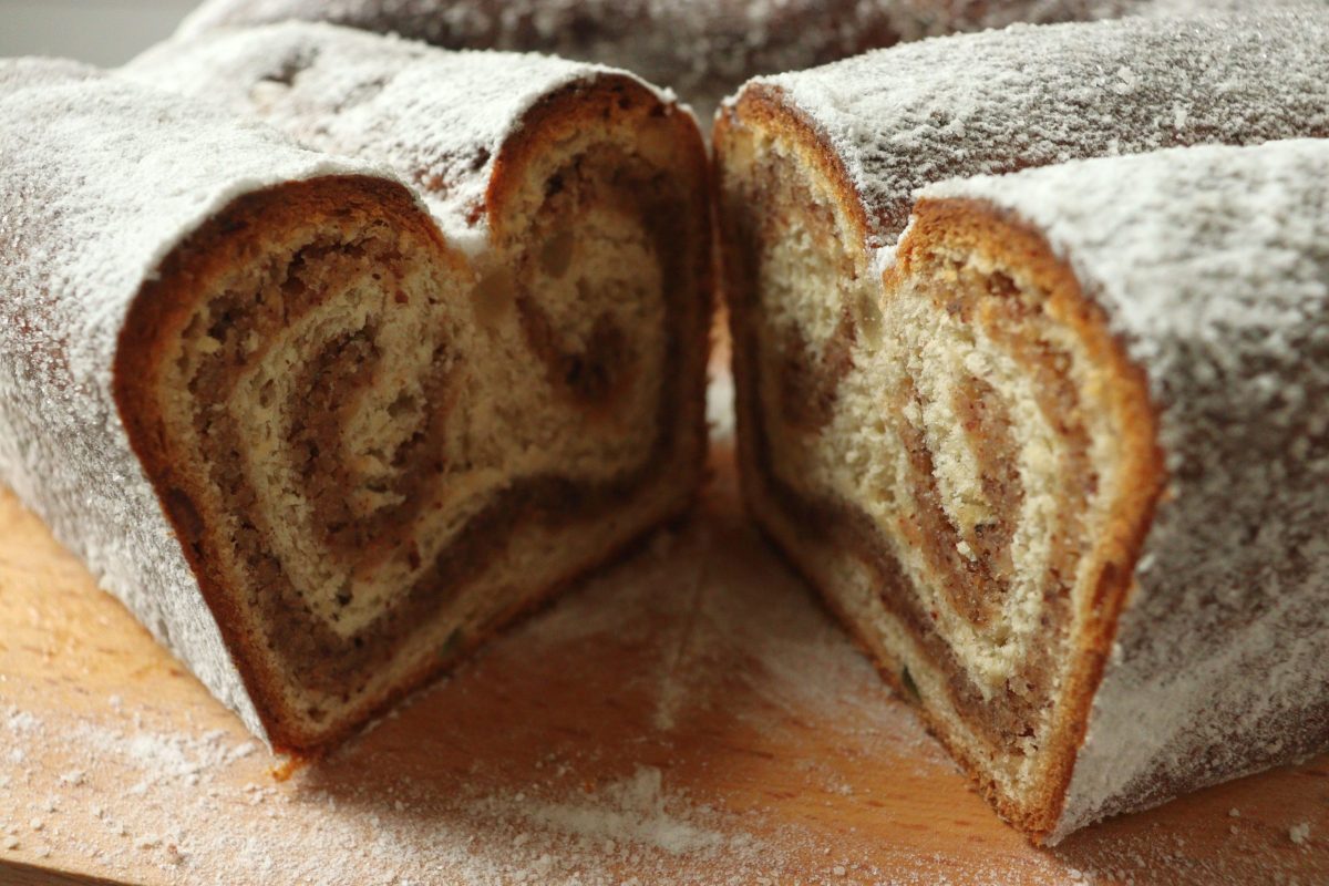 Nina Recipes: Nussstollen – German Original Nut Stollen Recipe - baked Nut Stollen section