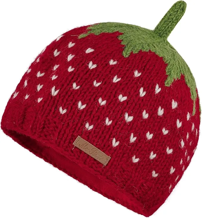 McRon Ladies Lined Wool Hat Strawberry